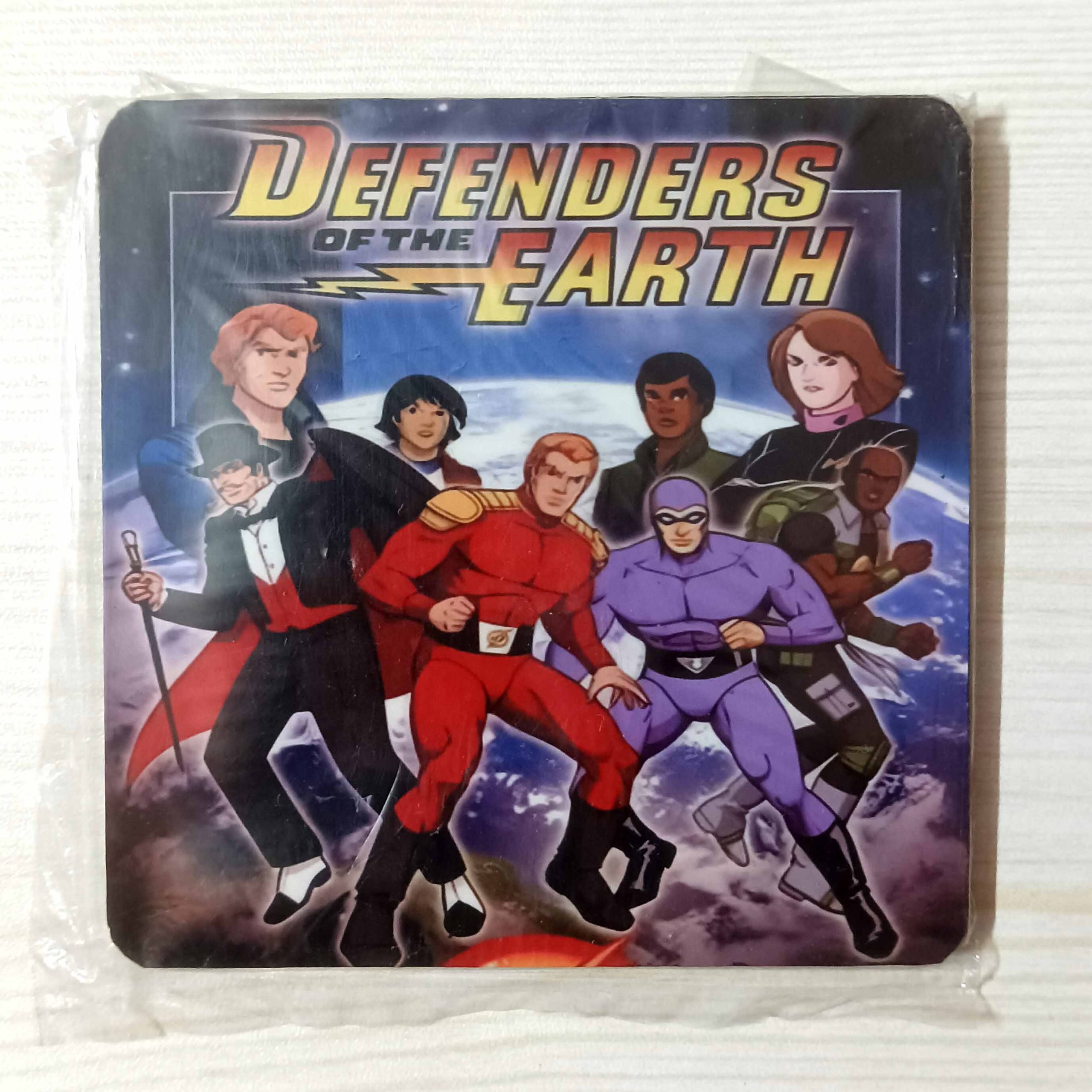 Wooden Coaster Fridge Magnet Comic Phantom