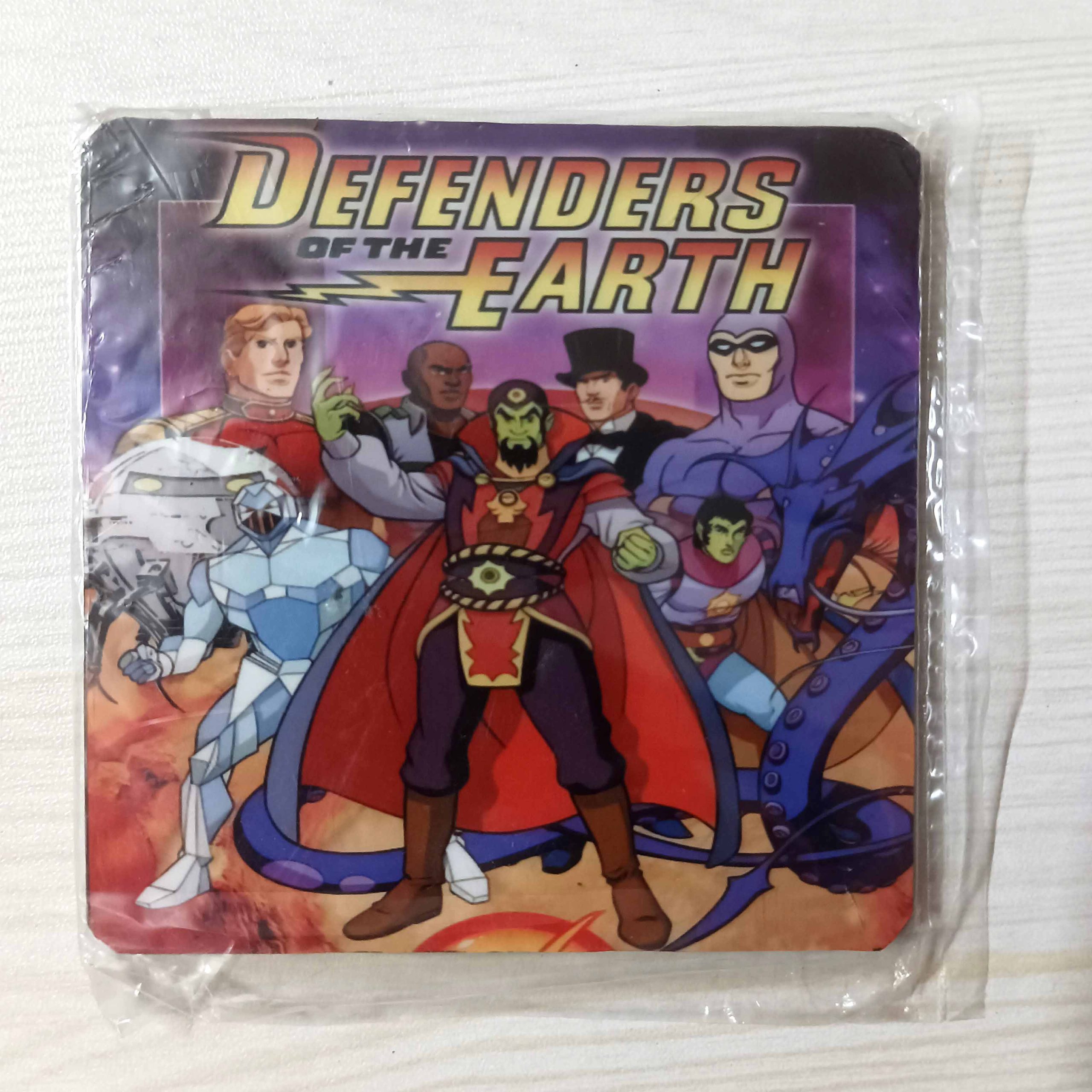 Wooden Coaster Fridge Magnet Comic Phantom