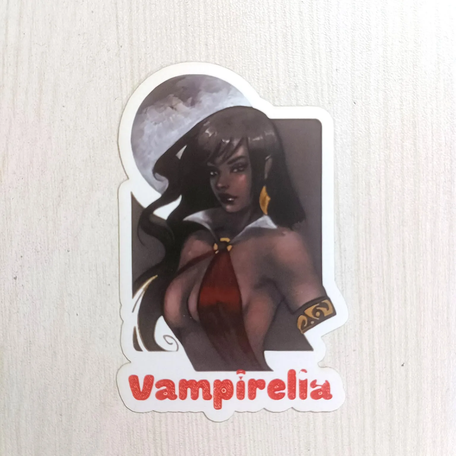 PVC Horror Vampirella Cinema Female Character Sticker
