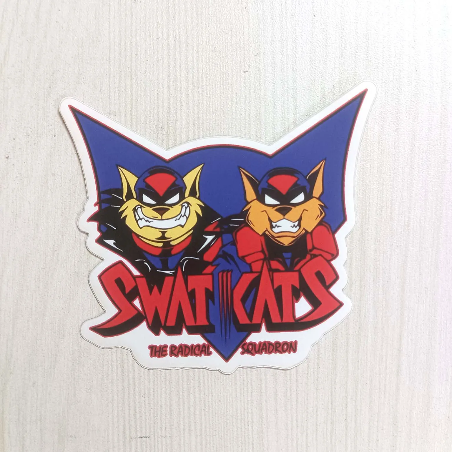 PVC Cartoon Series Cats Squadron Team Sticker