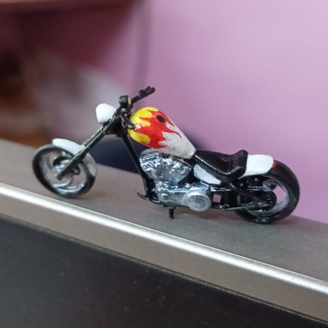 Chopper Bike Racing Motorcycle Scale 1:64