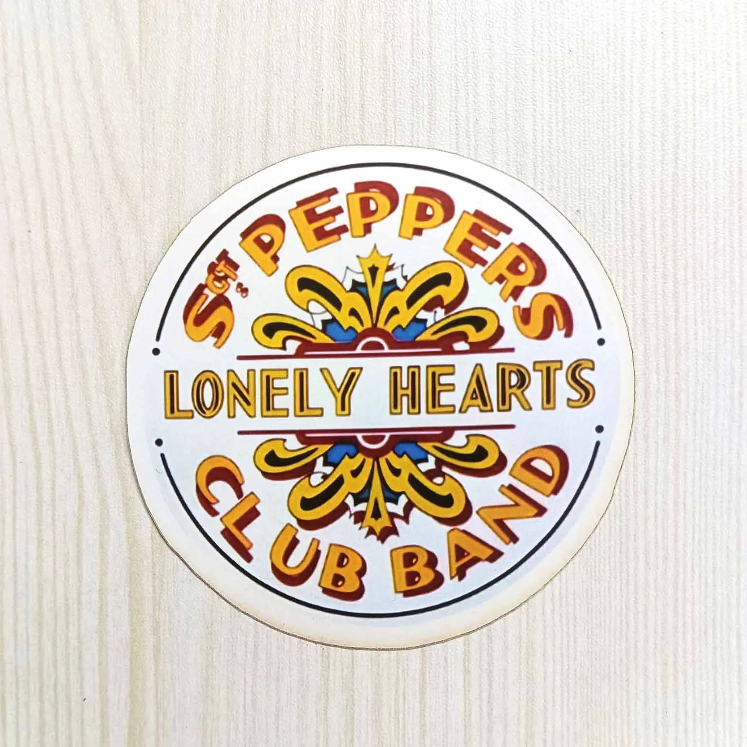 PVC Music Beatles Lonely Heart Singer Sticker