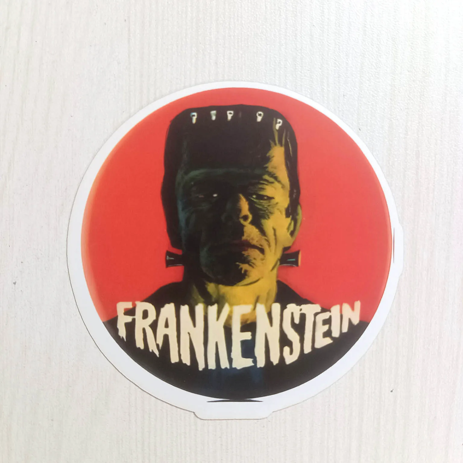 PVC Horror Frankenstein Old Movie Male Character Sticker 