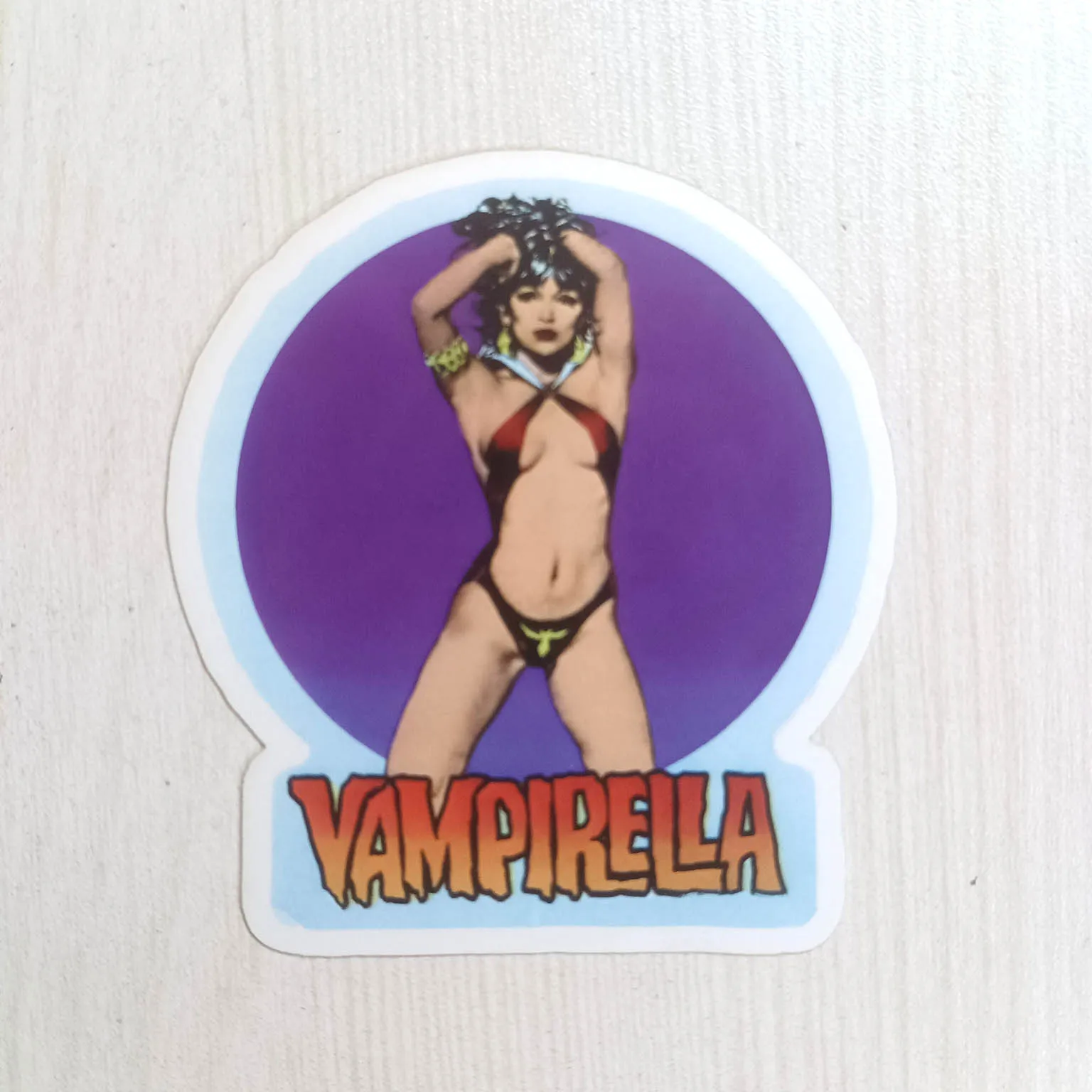 PVC Horror Vampirella Female Character Lady Women Sticker