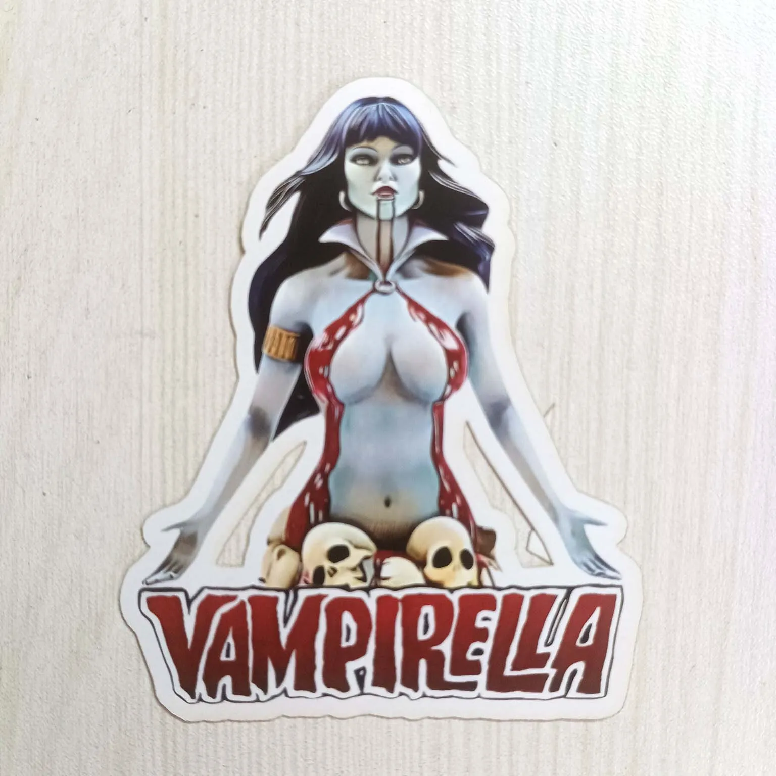 PVC Horror Vampirella Movie Character Women Sticker