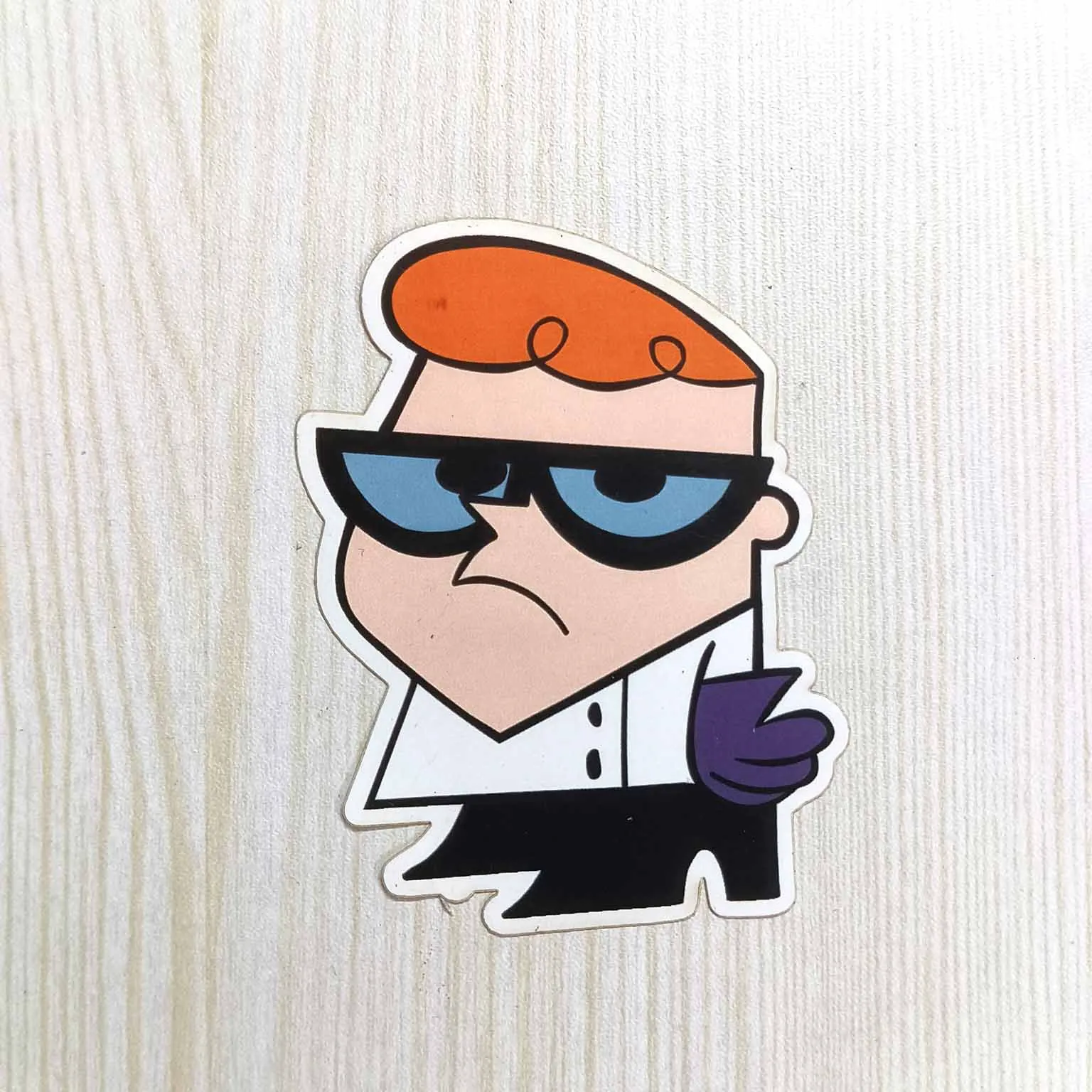 PVC Cartoon Series Science Boy Character Sticker
