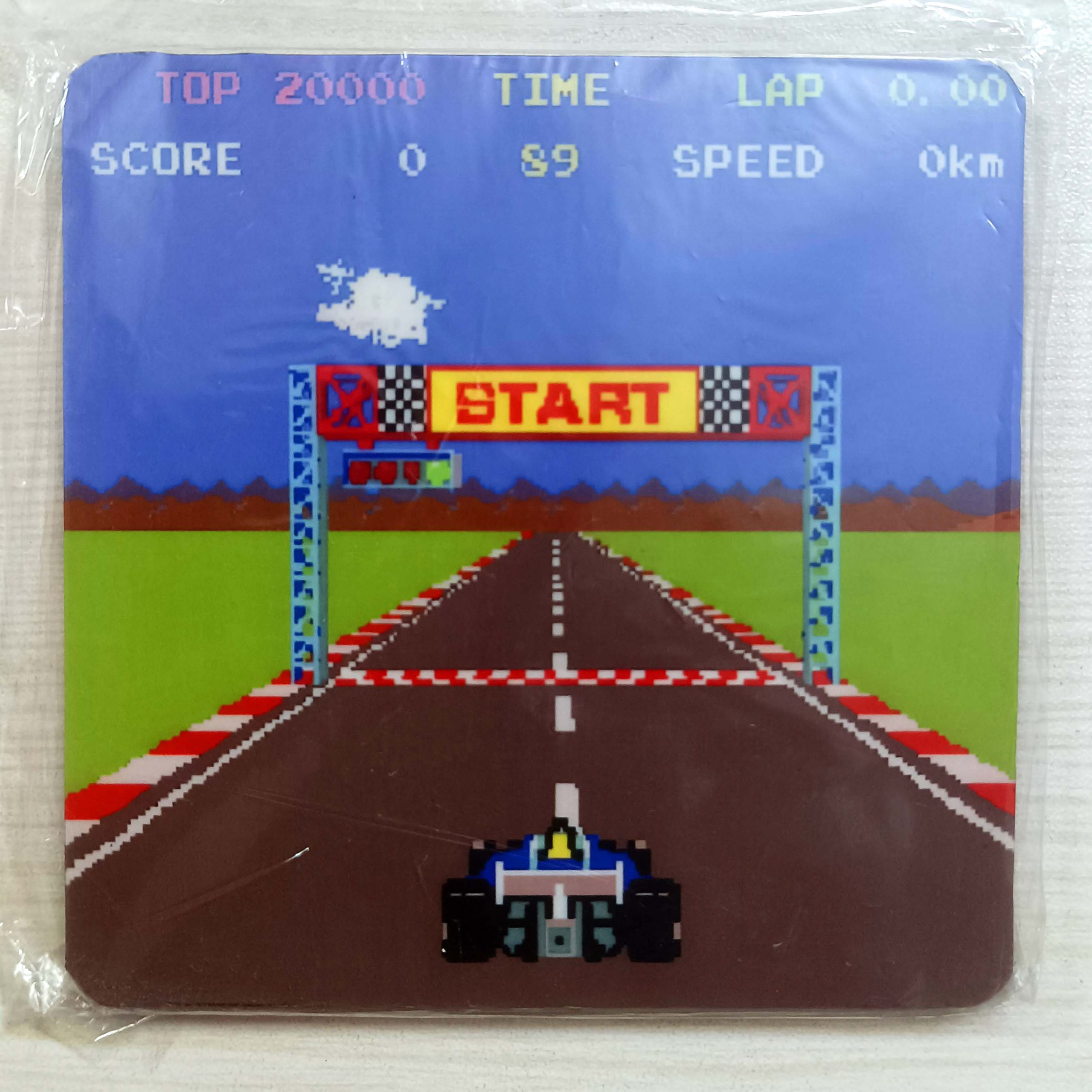 Wooden Coaster Fridge Magnet Retro Classic Game