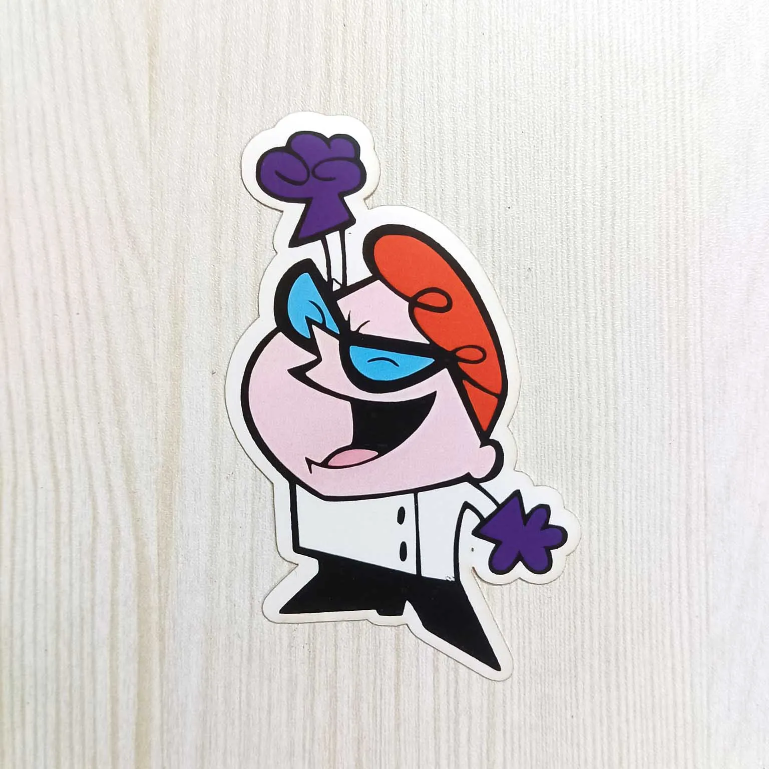PVC Cartoon Series Science Boy Character Sticker 3