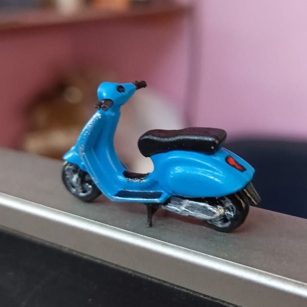 Vesp Scooter Scooty Scale 1:64