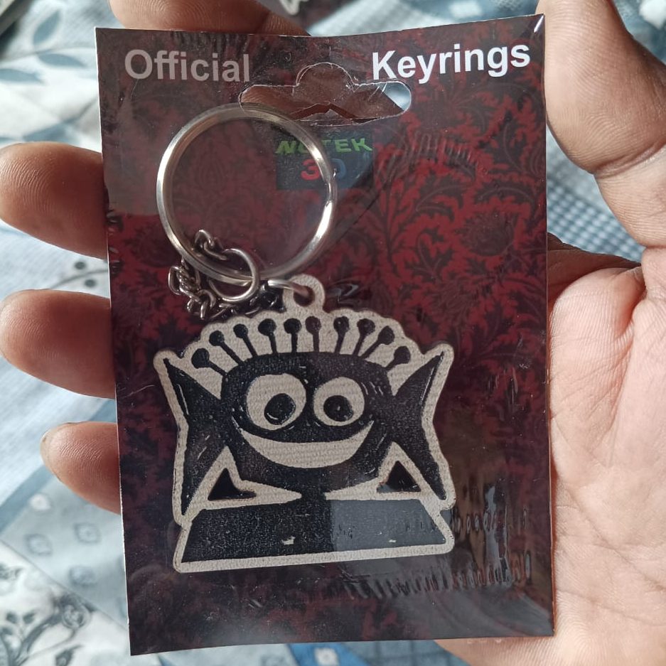 Satyajit Ray Official Wooden Keyring Keychain