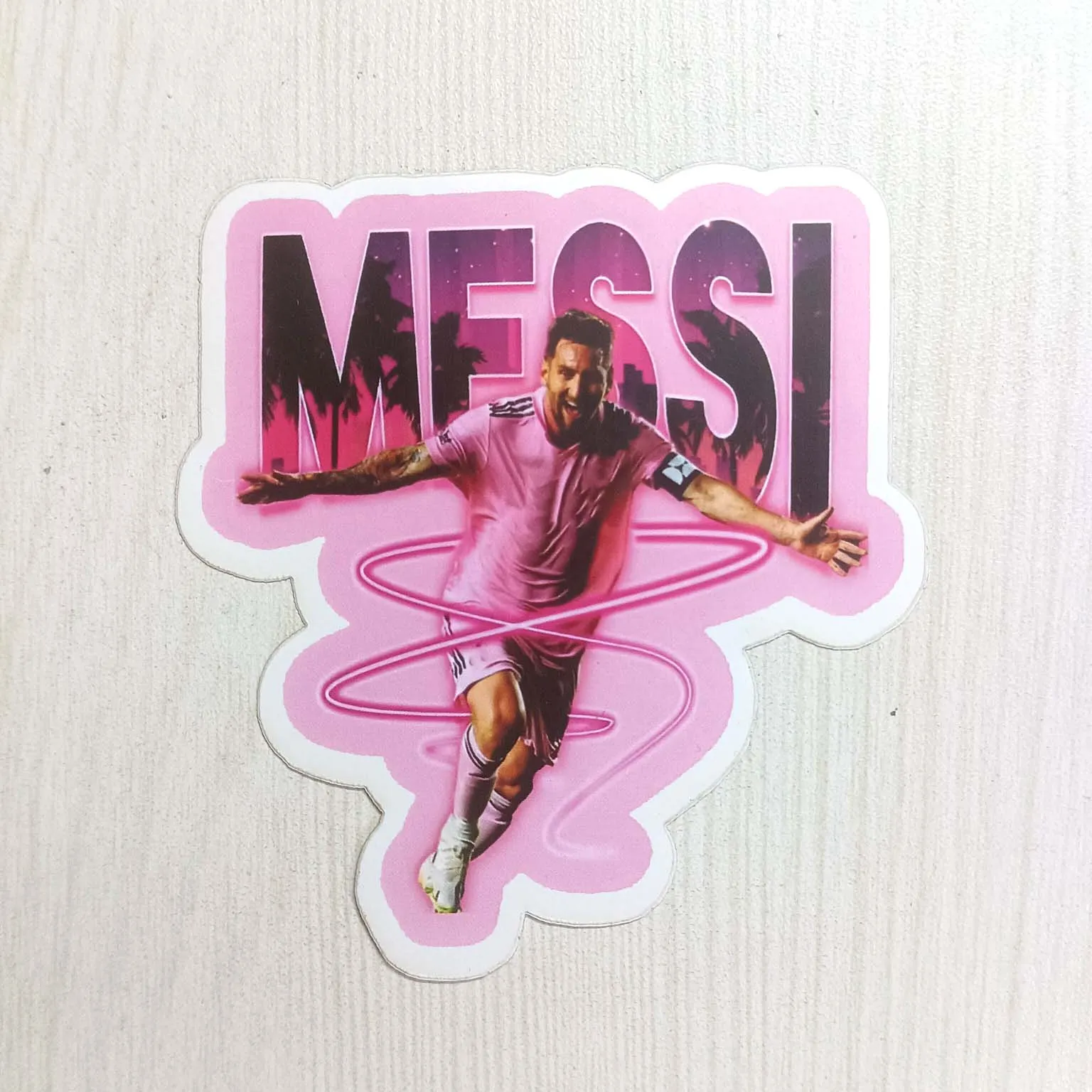 PVC Soccer Football Player Messi Sticker