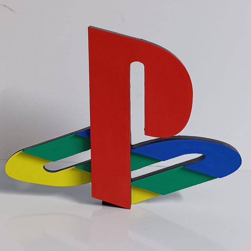 Game 3d Logo with Magnet