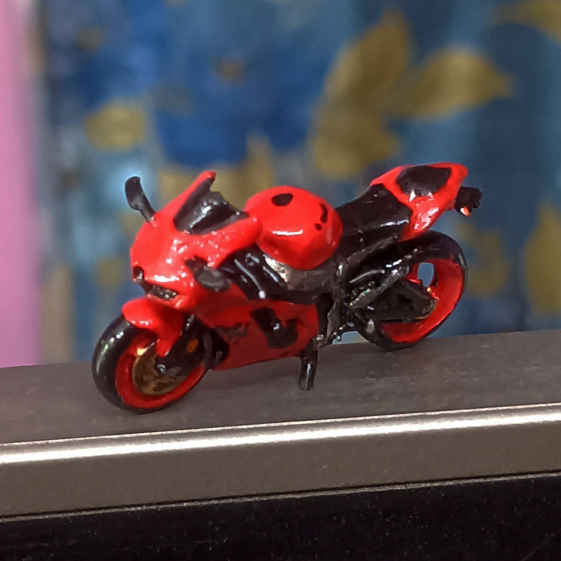 Ninja Bike Racing Motorcycle Scale 1:64