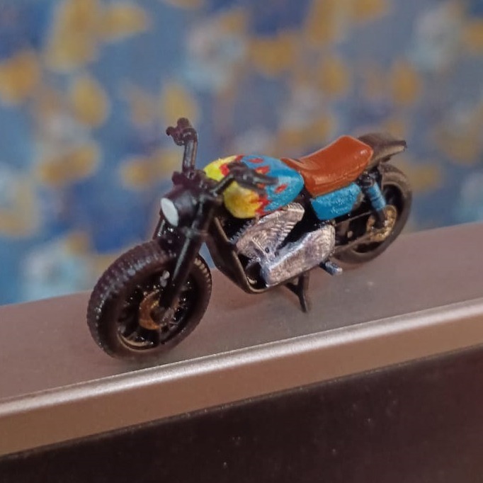 Scrambler Bike Racing Motorcycle Scale 1:64