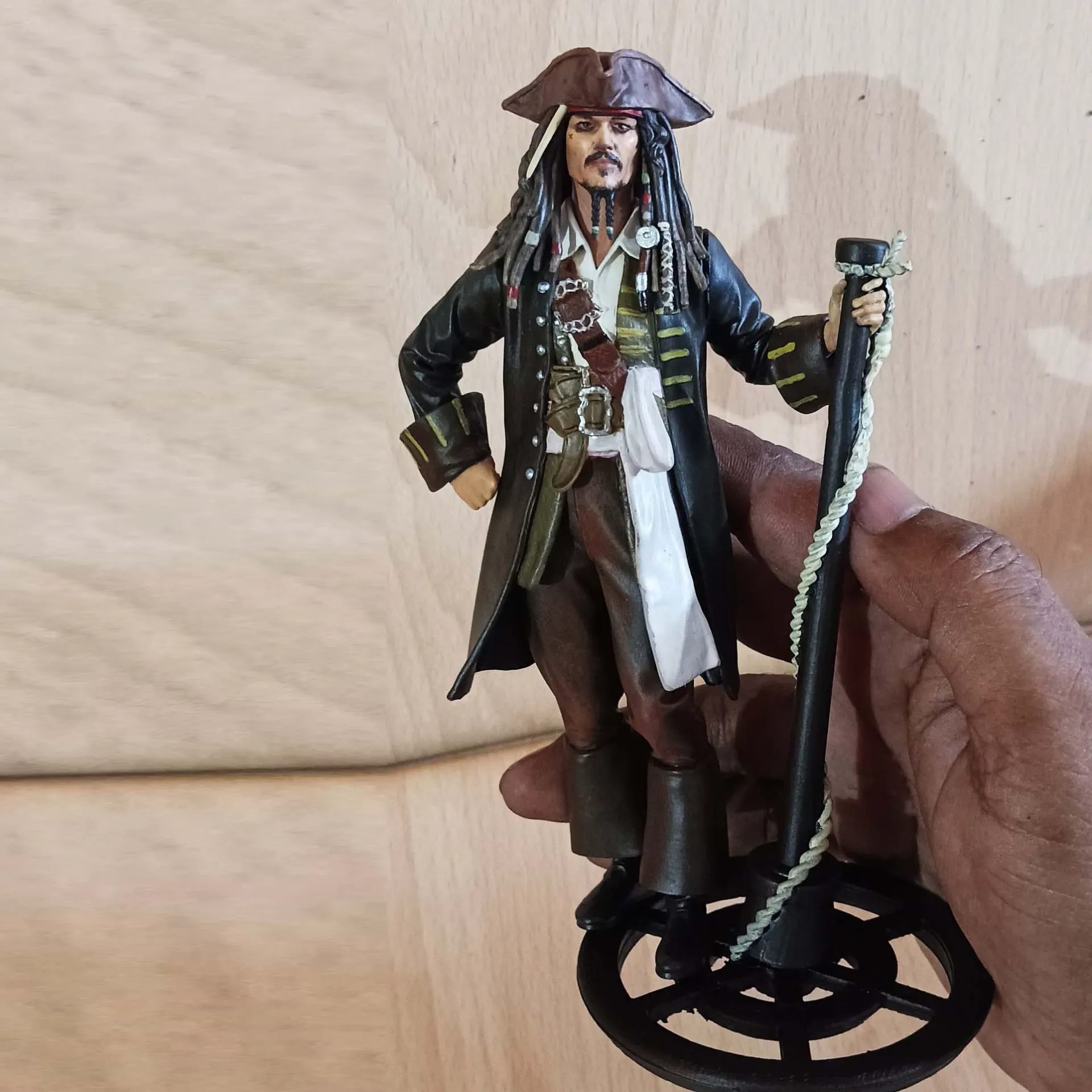 Jack Sparrow Johhny Depp Hollywod Actor Replica Model 6inch