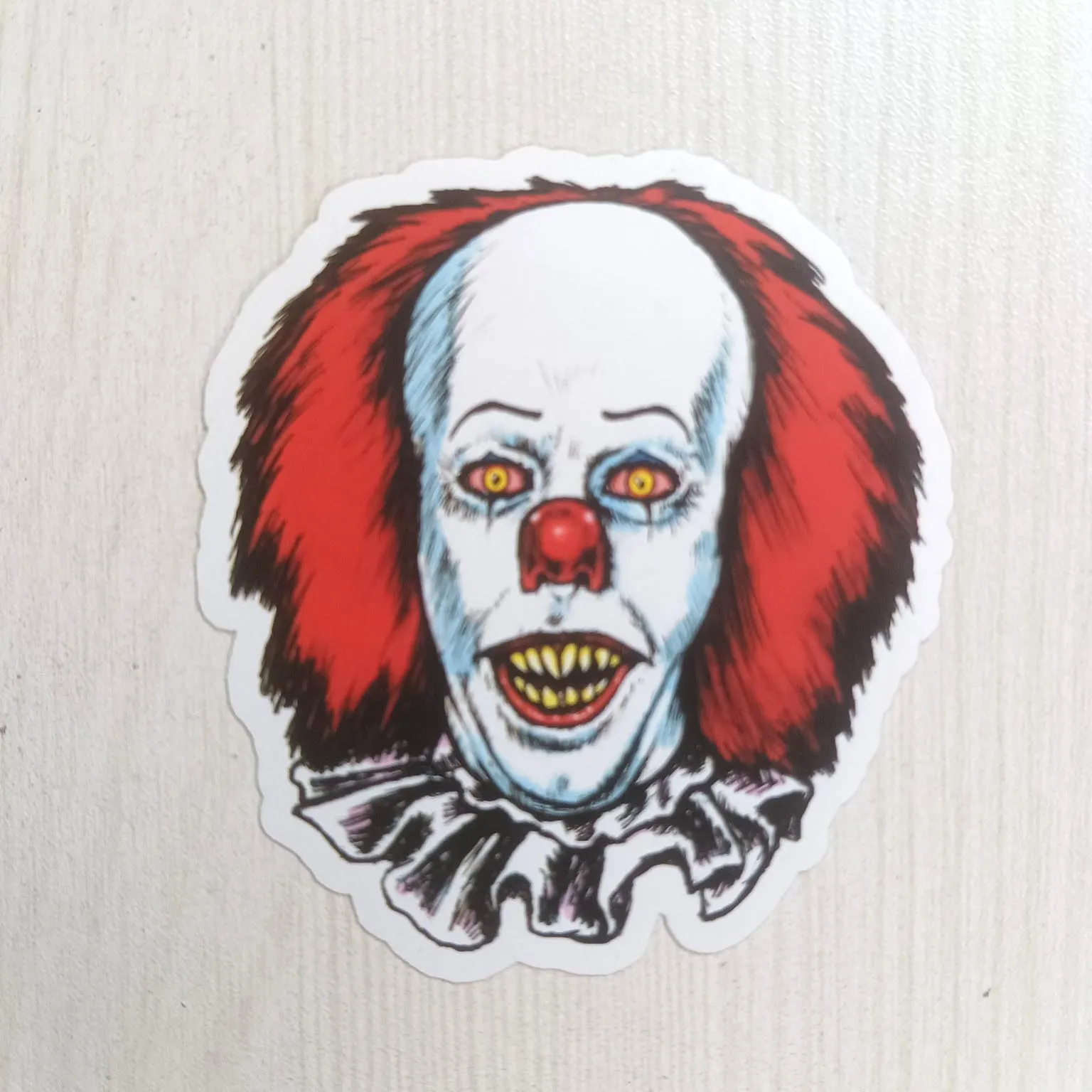 PVC Horror Movie Clown Male Character Sticker