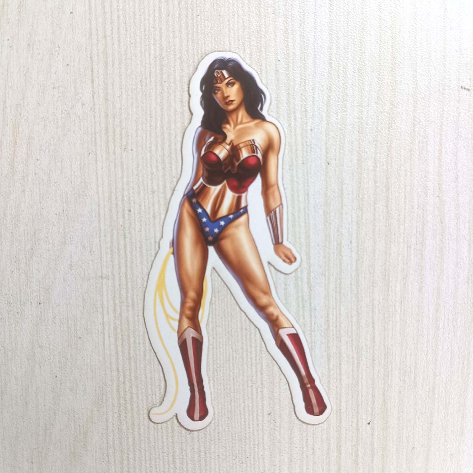 PVC Amazon Girl Women Warrior Movie Character Sticker
