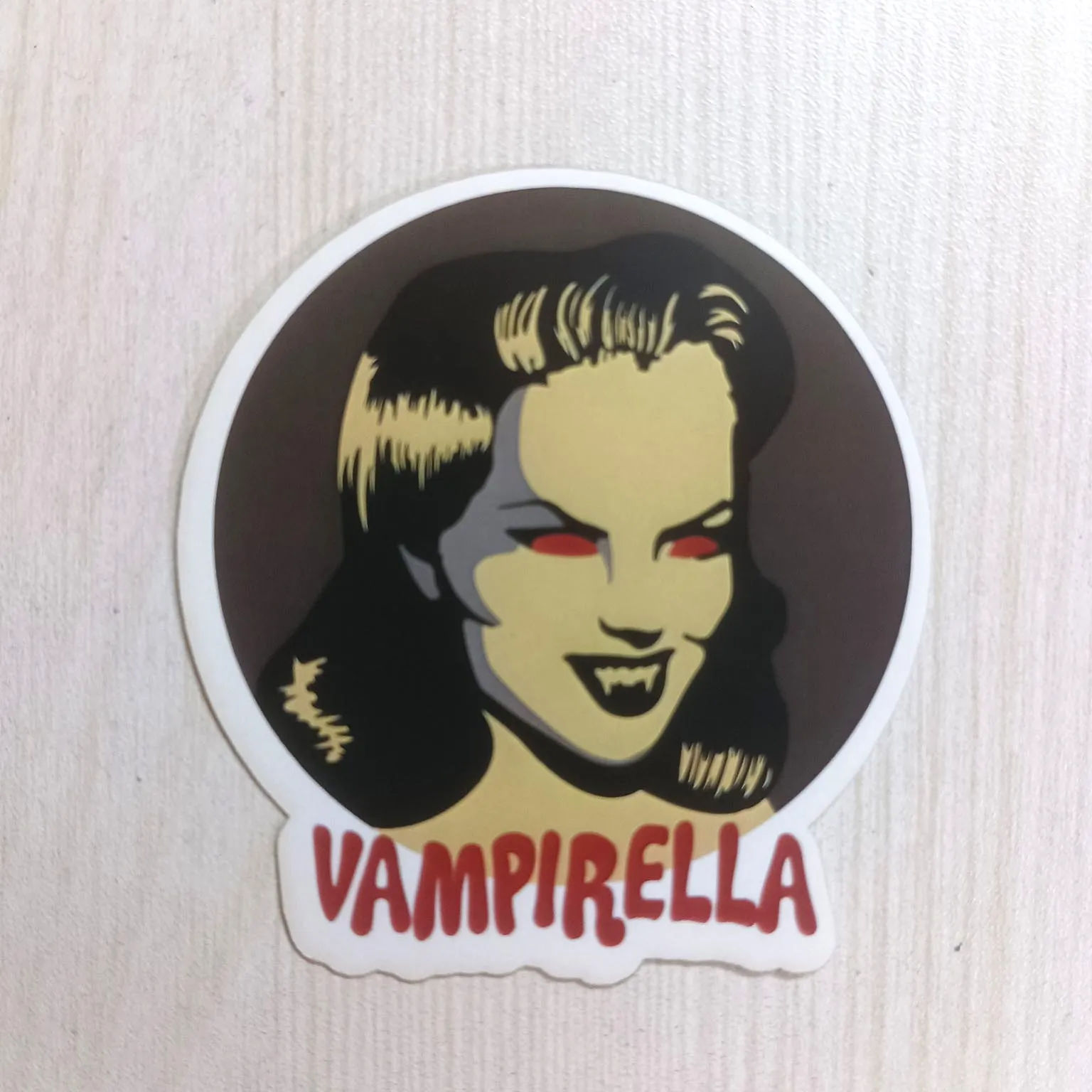 PVC Horror Vampirella Movie Female Character Sticker