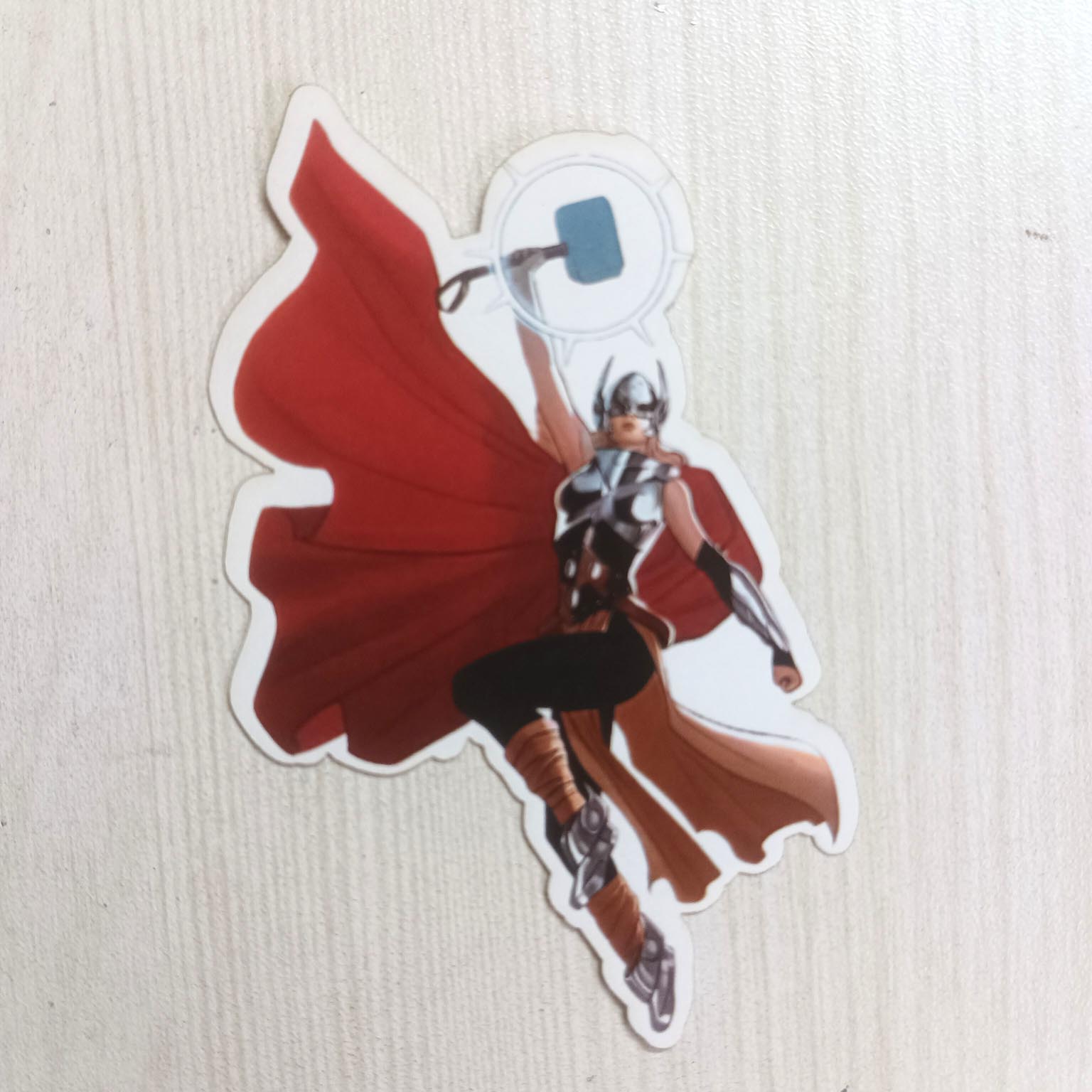 PVC Women with Hammer Movie Character Sticker
