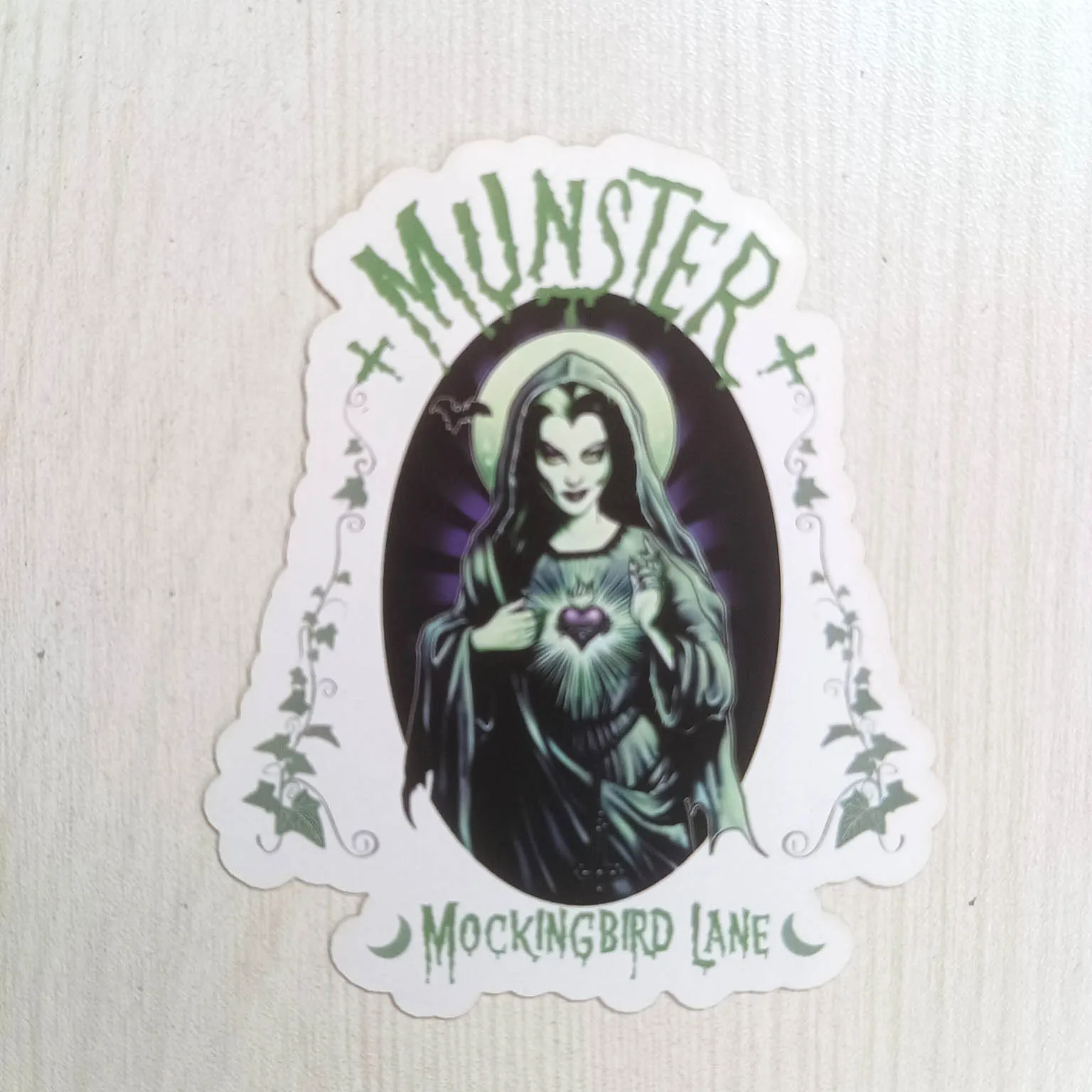 PVC Horror Movie Mocking Bird Character Sticker