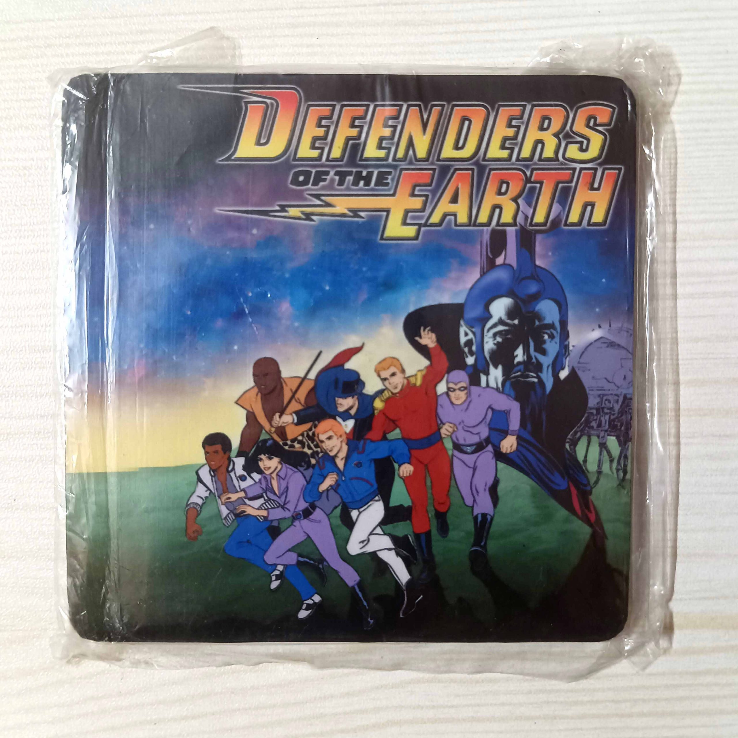 Wooden Coaster Fridge Magnet Comic Phantom