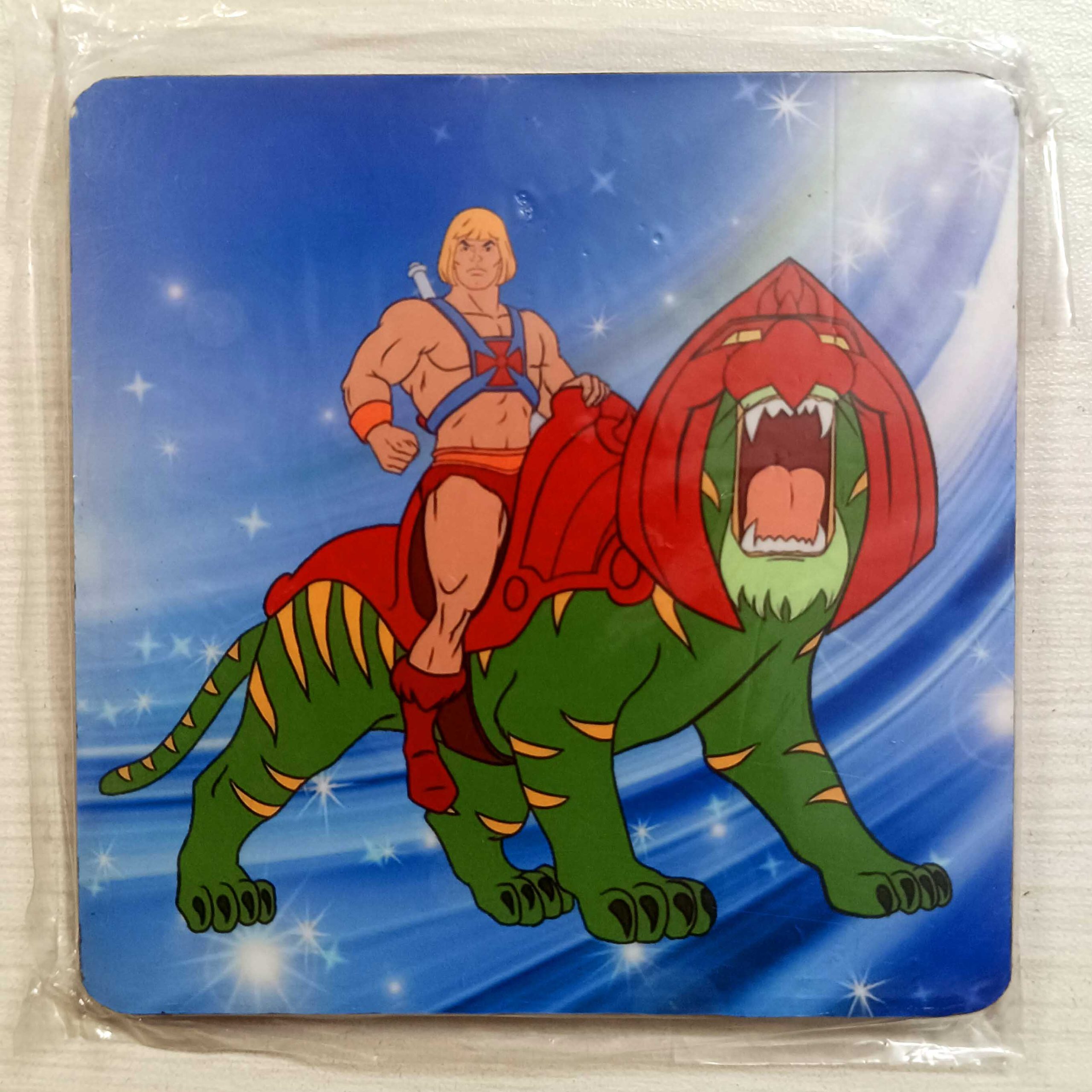 Wooden Coaster Fridge Magnet Heman MOTU