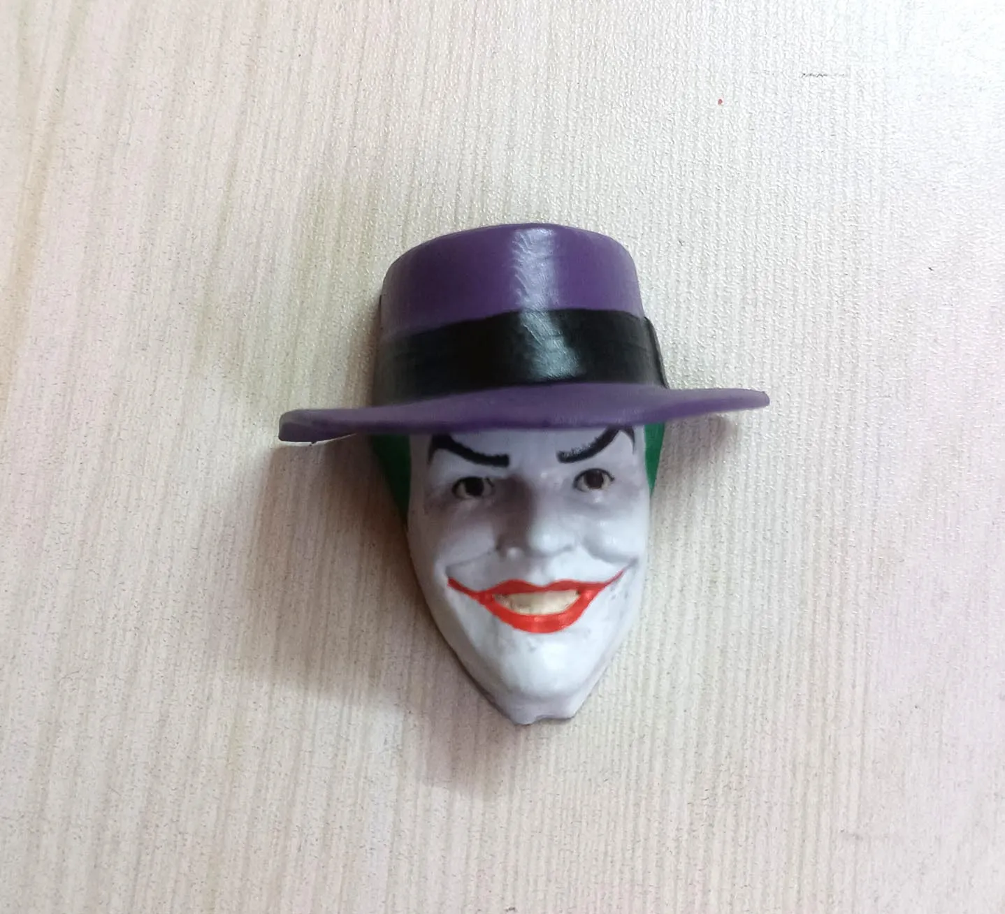 3D Magnet Joker Jack With Hat Face Comic Movie