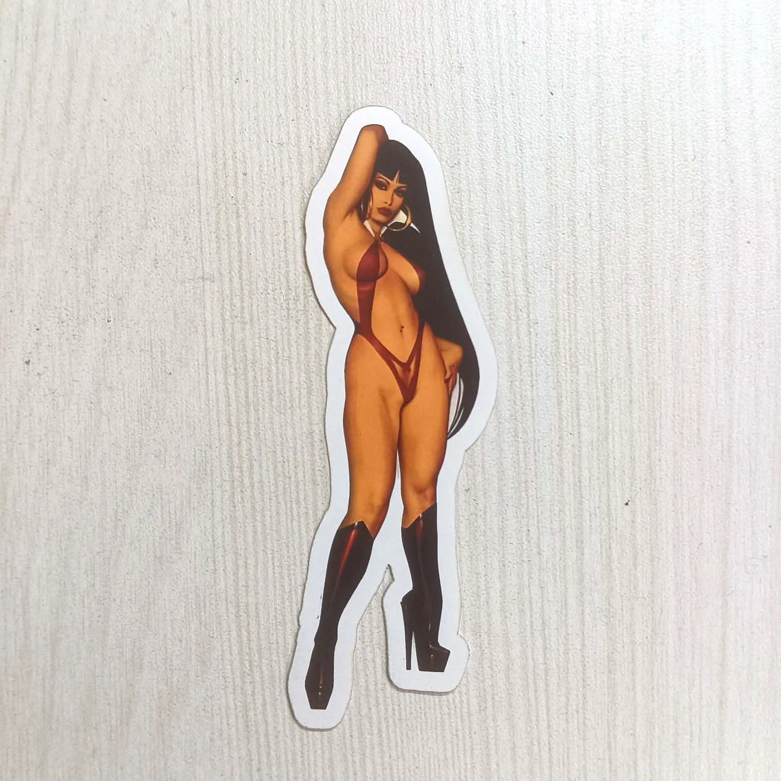 PVC Horror Vampirella Movie Girl Stand Pose Character Sticker
