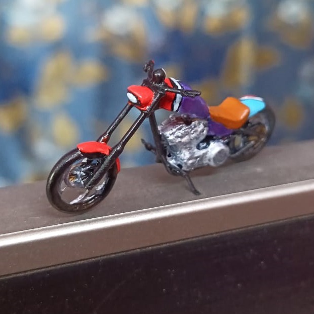 Chopper Bike Racing Motorcycle Scale 1:64