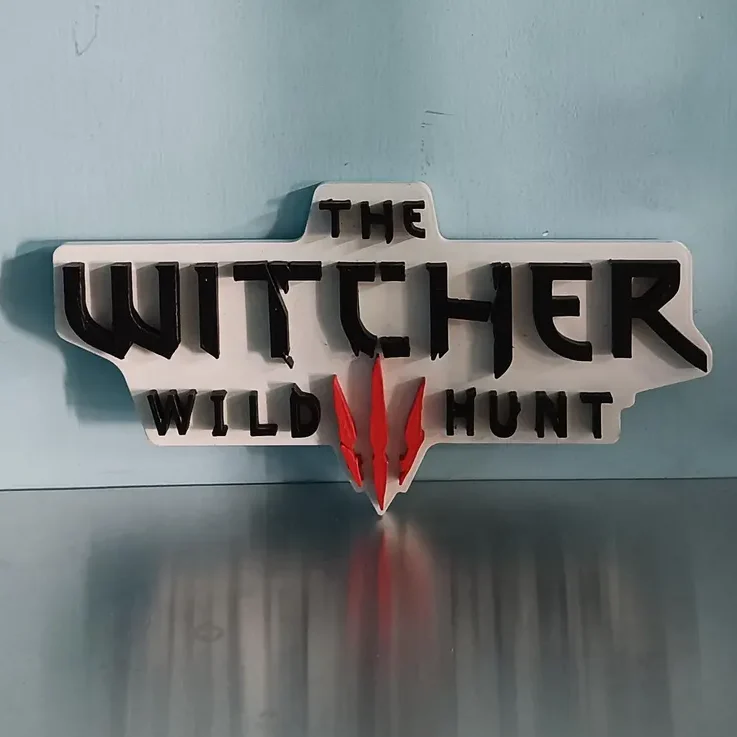 Game Witcher 3d Logo with Magnet