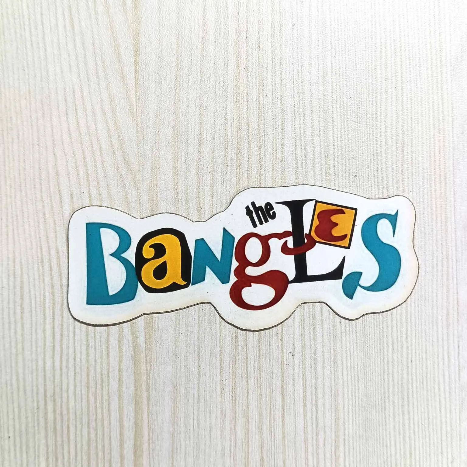 PVC Music Bangles Group Singer Sticker