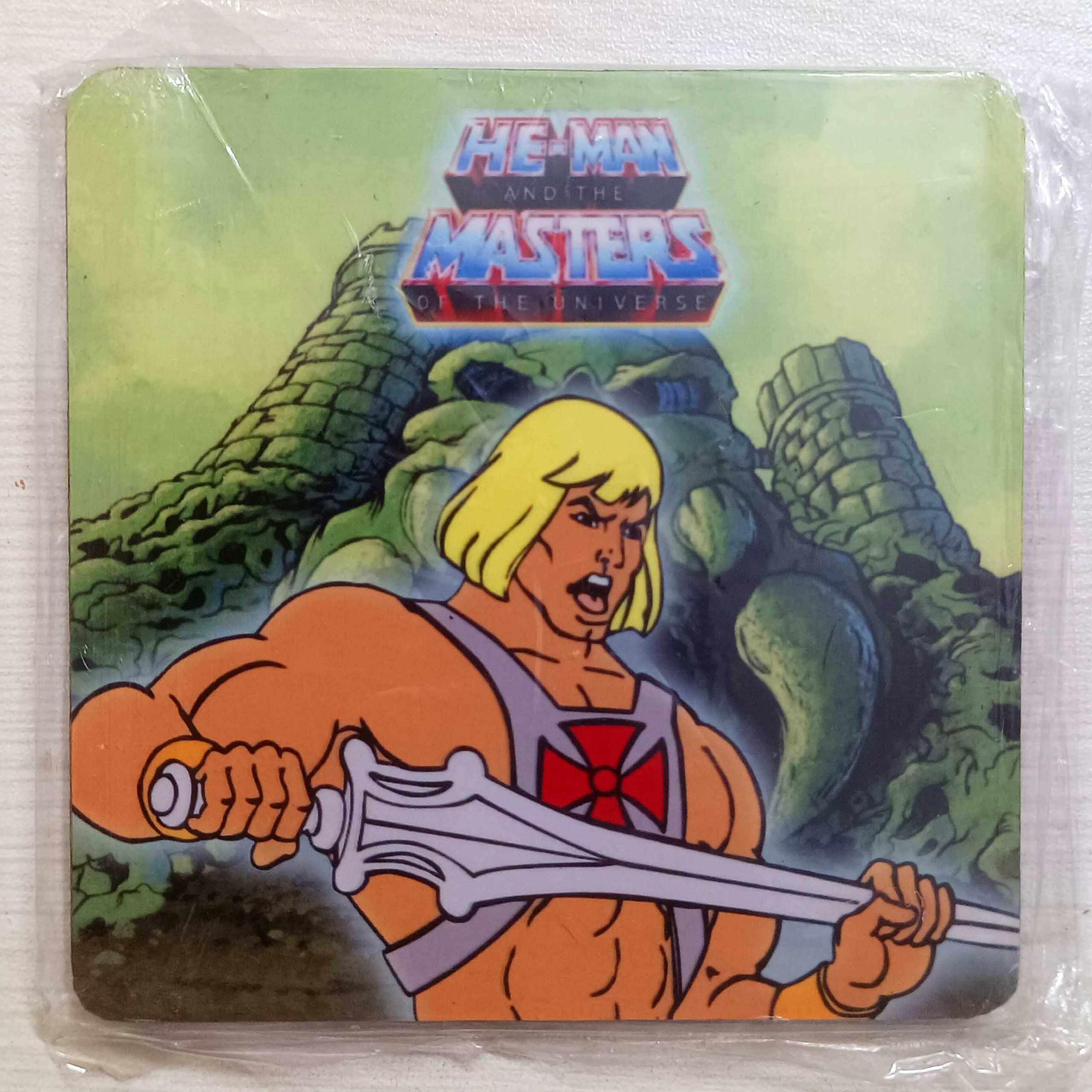 Wooden Coaster Fridge Magnet Heman MOTU