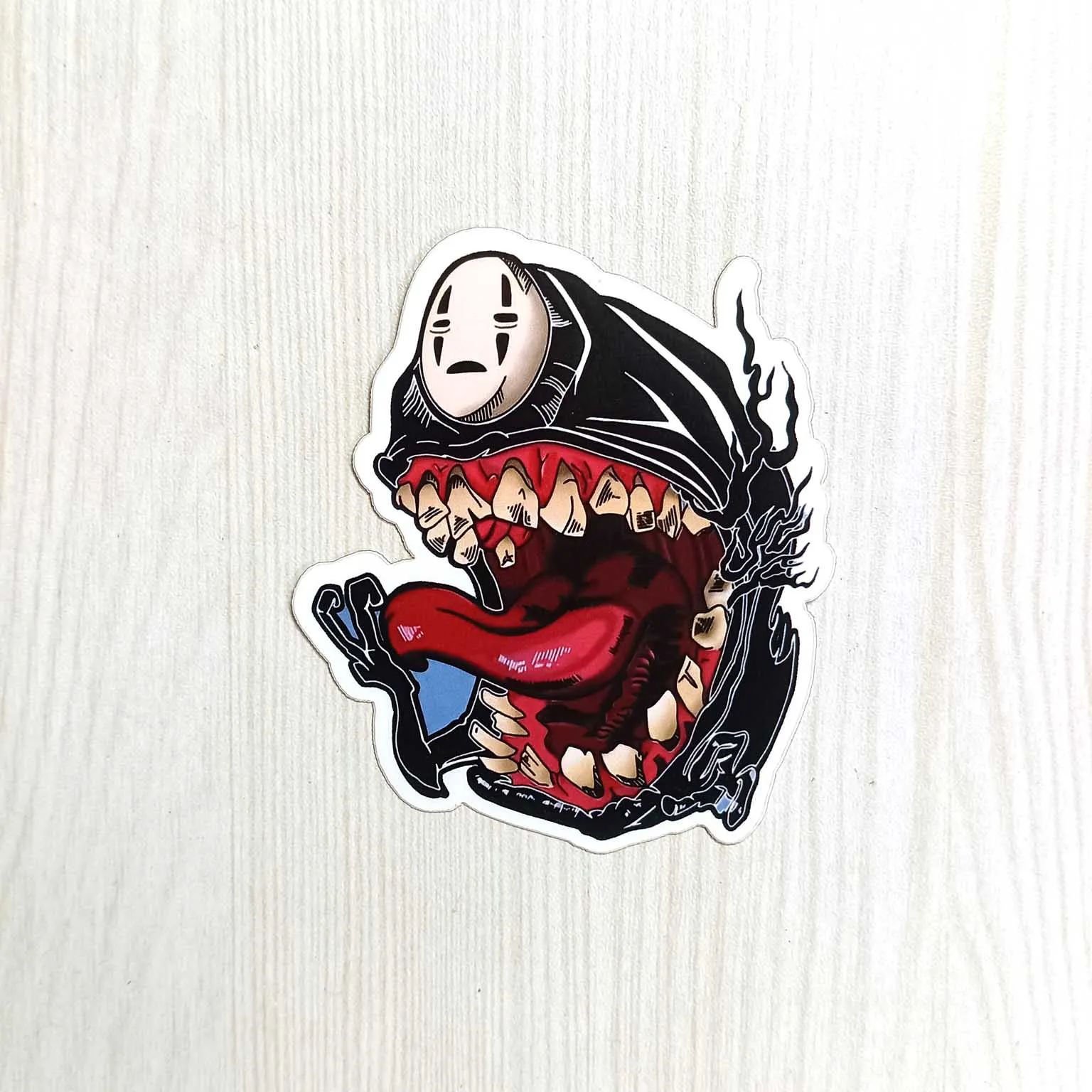 PVC Anime Manga No Black Face Sticker 58