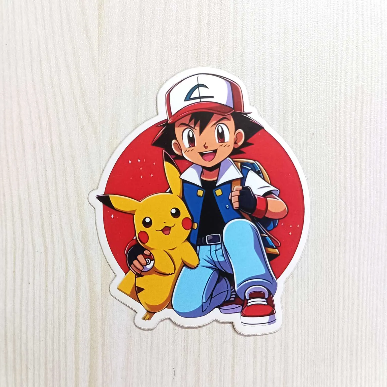PVC Cartoon Series Poke Boy Trainer Sticker