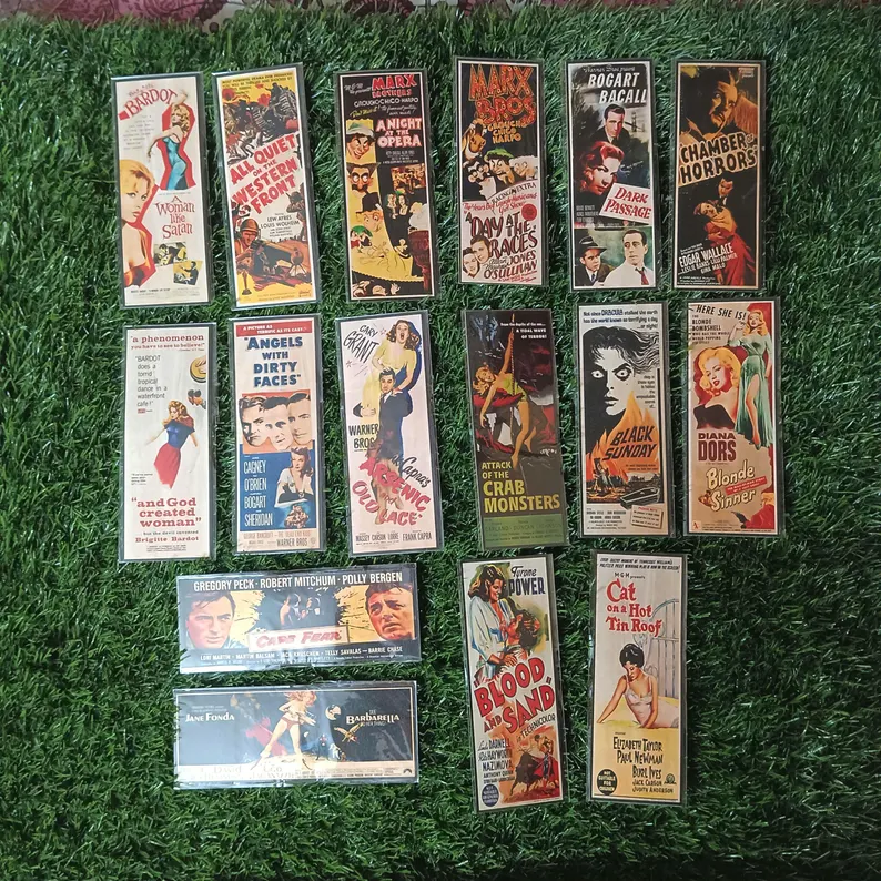 16pcs Classic Hollywood Movies Magnetic Bookmarks Set9