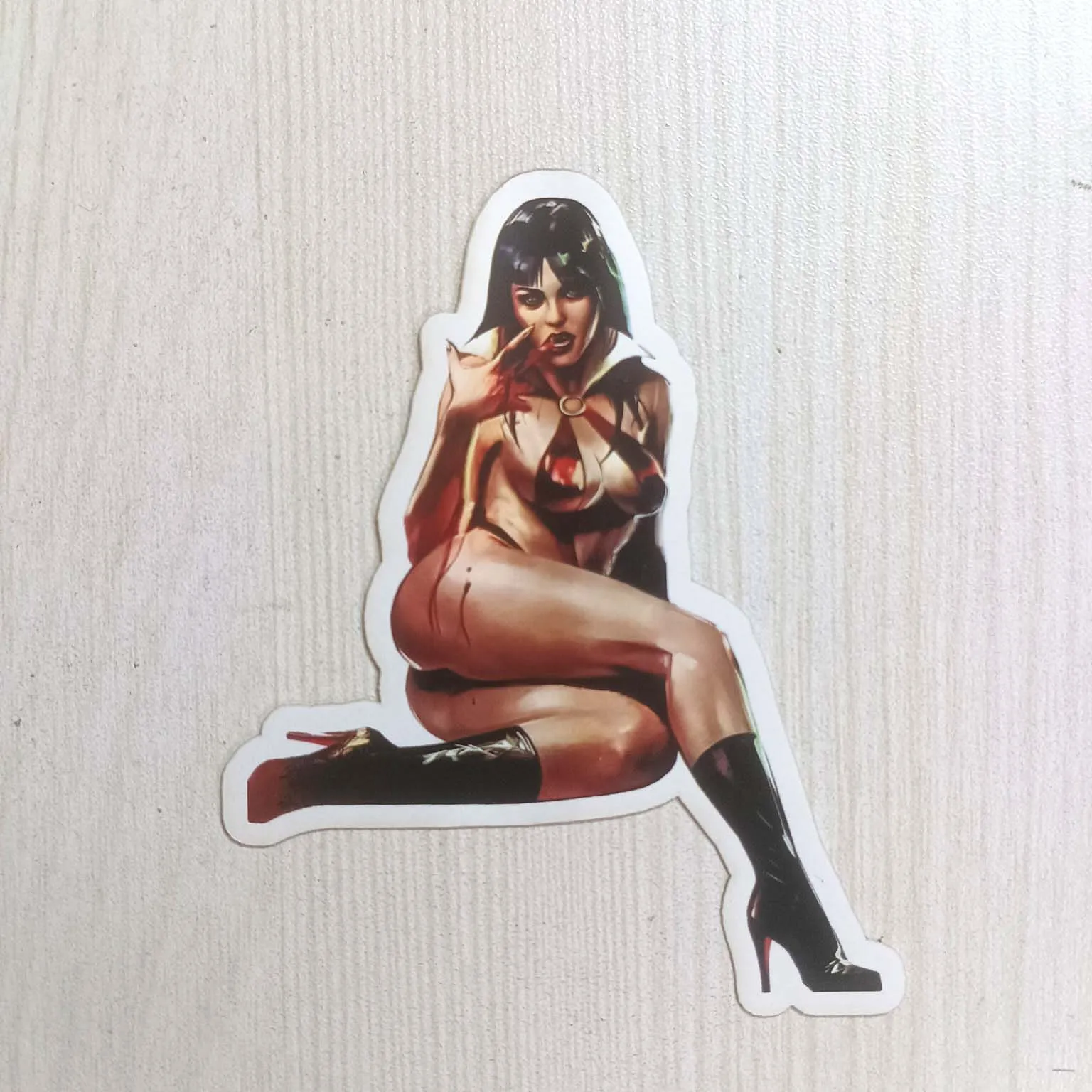 PVC Horror Vampirella Movie Female Character Sticker