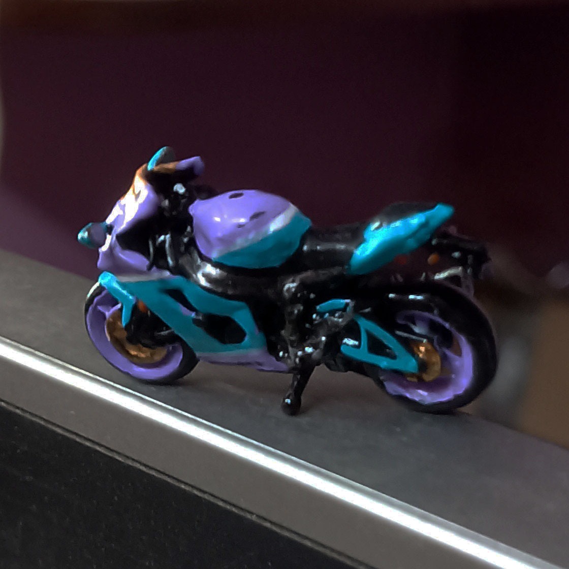 Ninja Bike Racing Motorcycle Scale 1:64