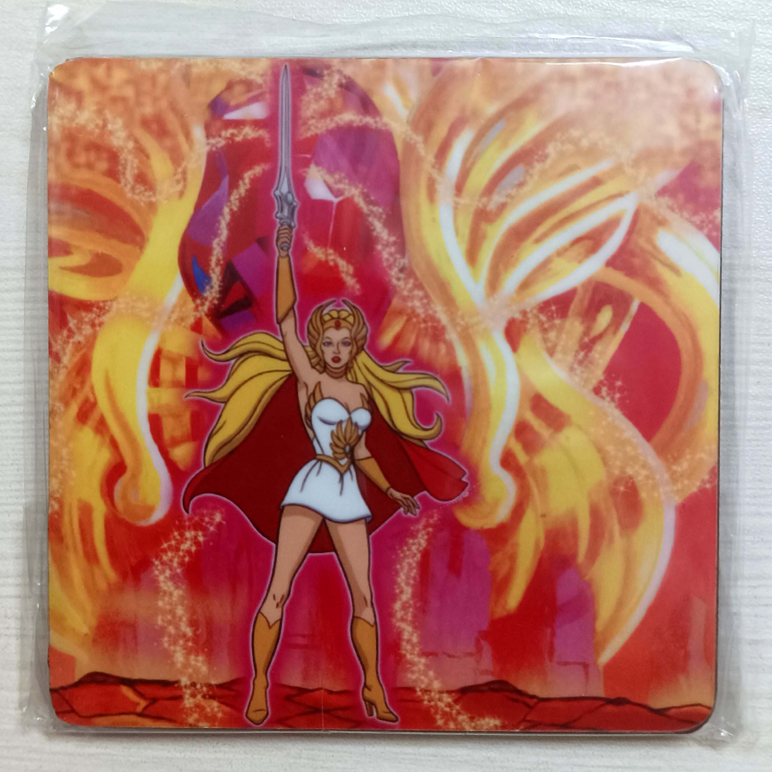Wooden Coaster Fridge Magnet Heman MOTU