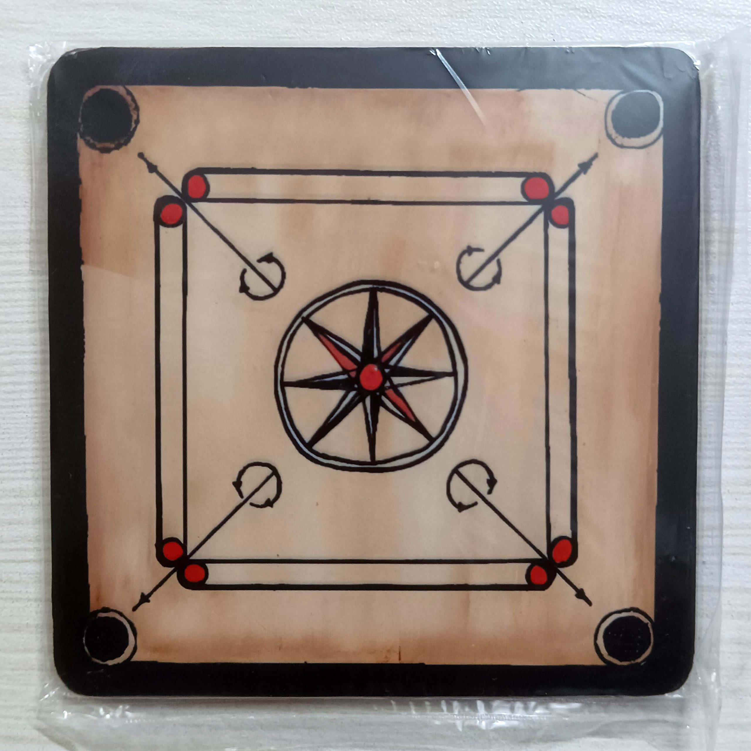 Wooden Coaster Fridge Magnet Retro Classic Game