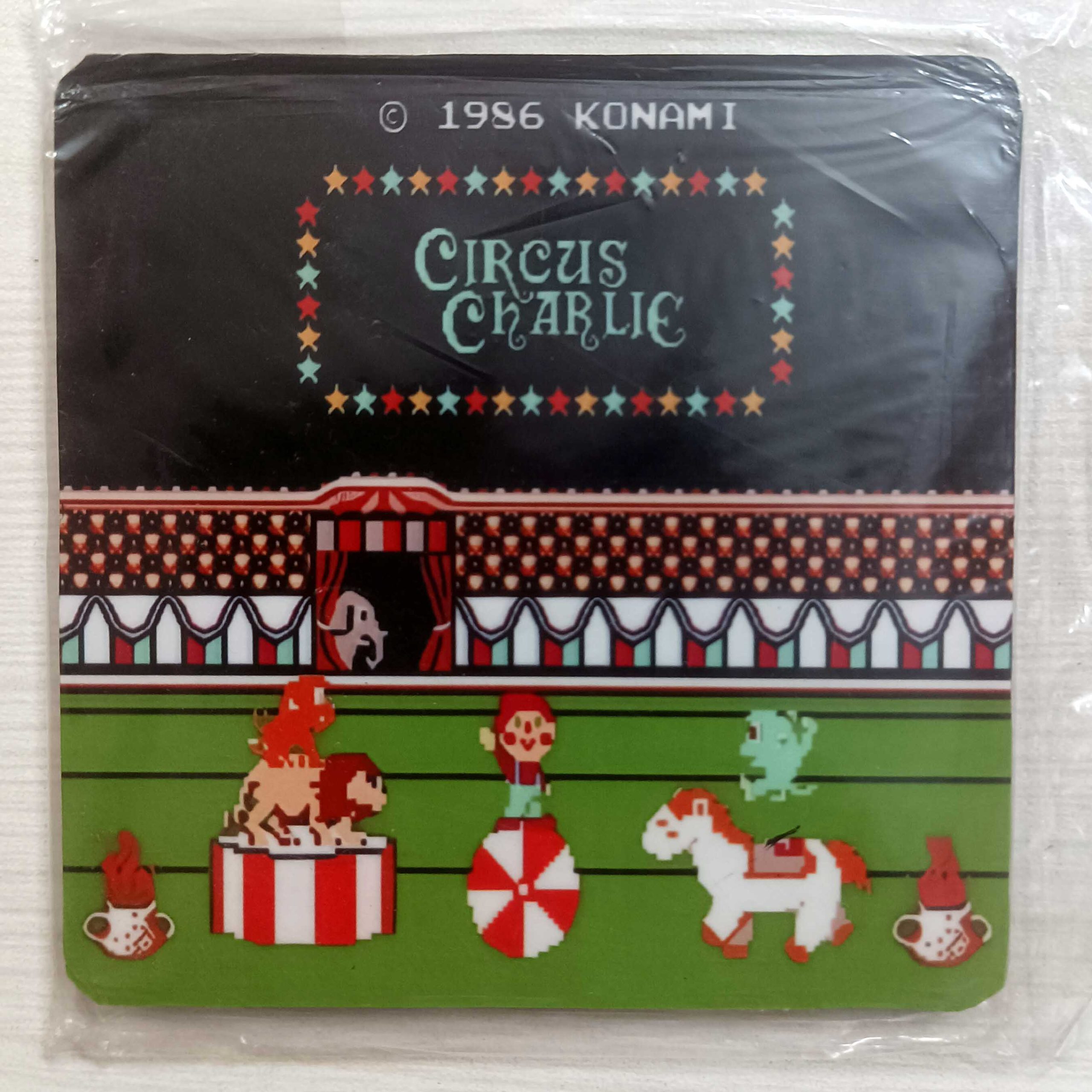 Wooden Coaster Fridge Magnet Retro Classic Game