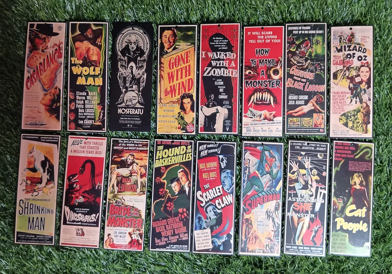 16pcs Classic Hollywood Movies Magnetic Bookmarks Set3
