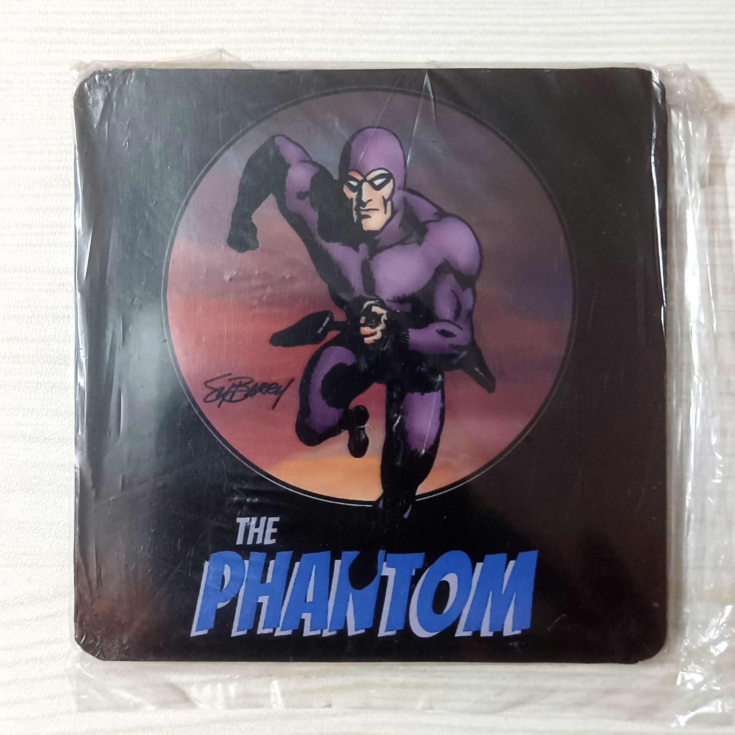 Wooden Coaster Fridge Magnet Comic Phantom