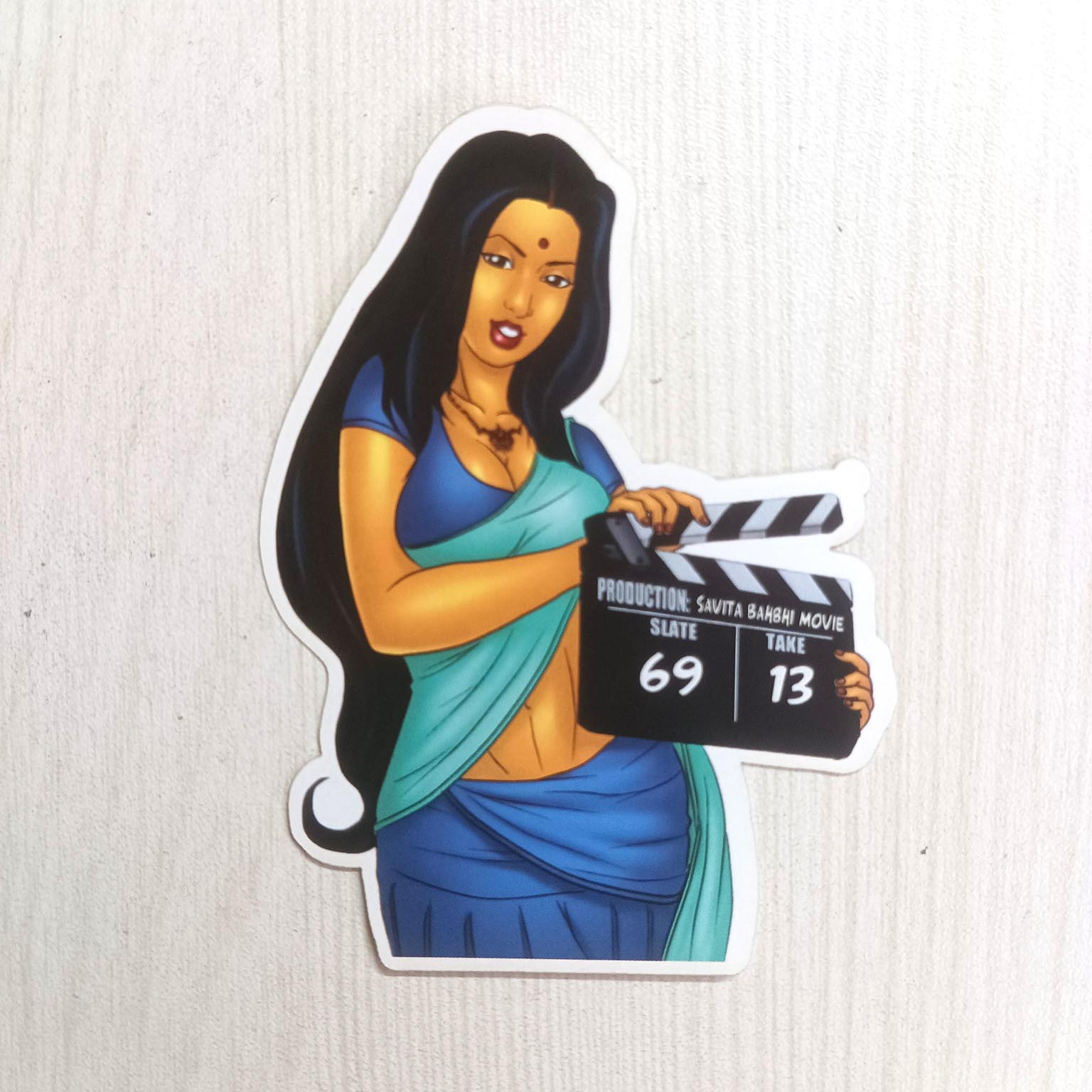 PVC Savita Bhabhi Character Comic Sticker