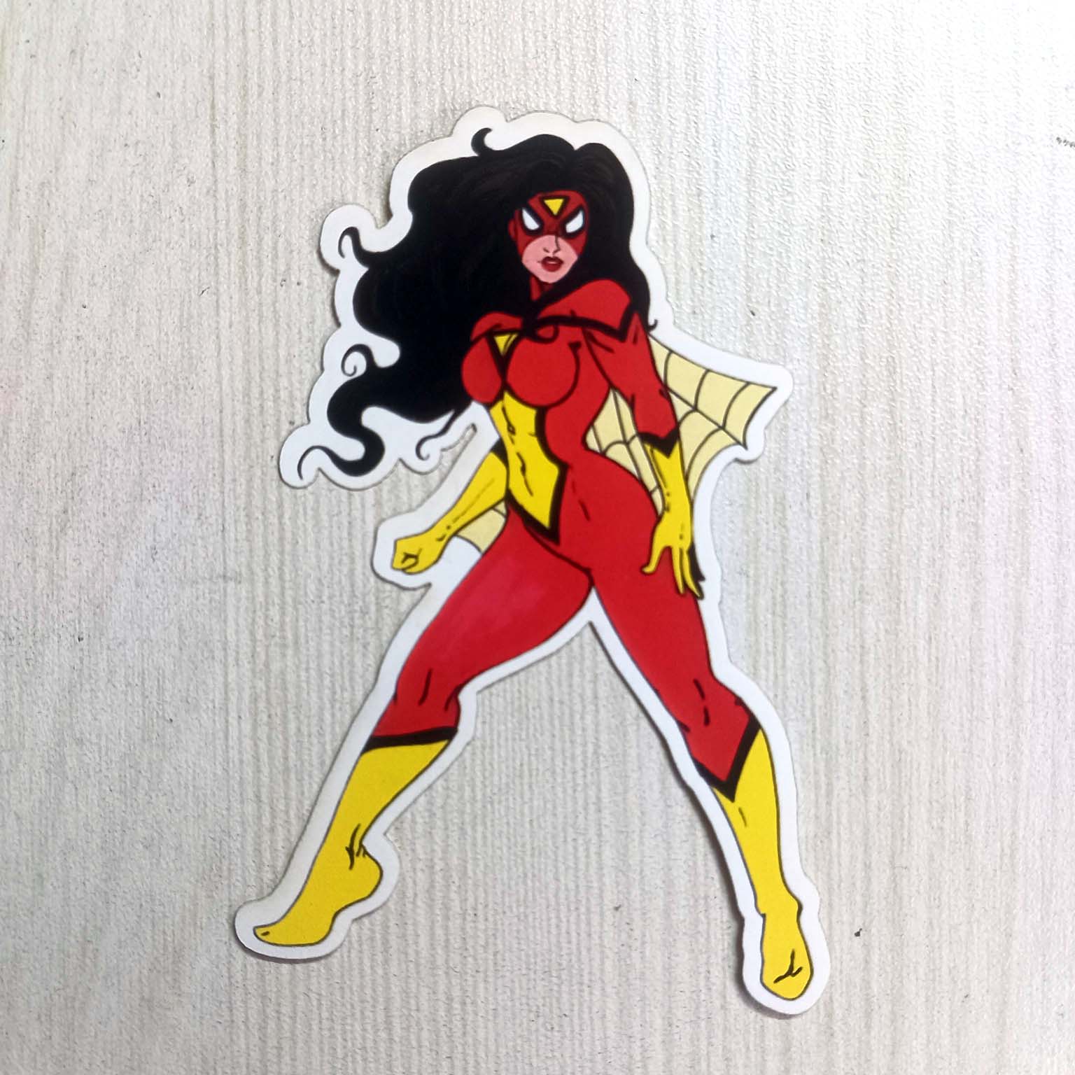 PVC Movie Comics Girl Sticker