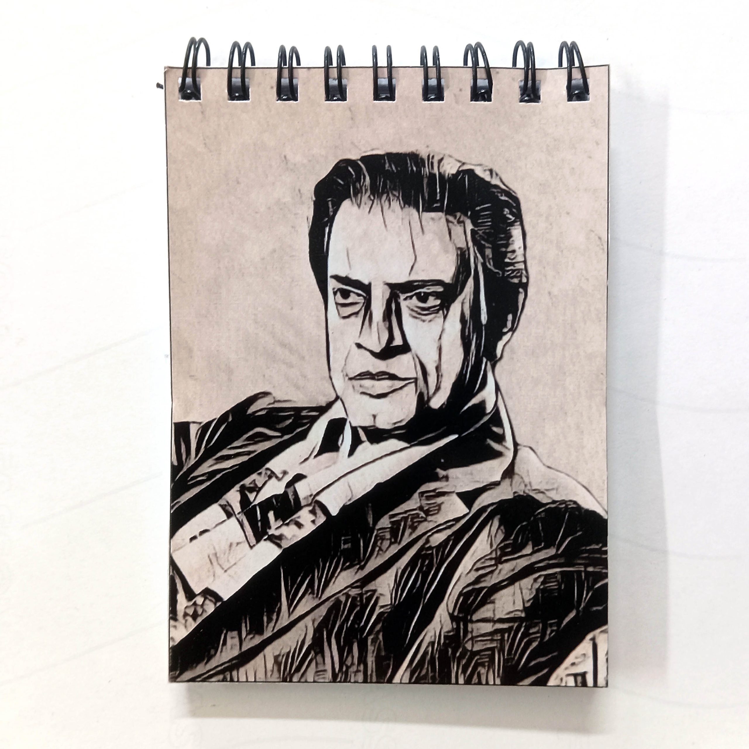 Size A7 Satyajit Ray Notepad Notebook Pocket Diary