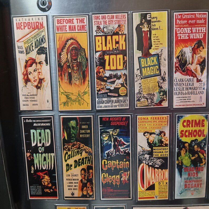 16pcs Classic Hollywood Movies Magnetic Bookmarks Set12