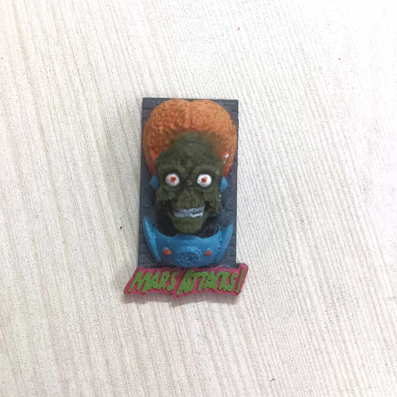 3D Magnet Mars Man Alien Face Comic Movie