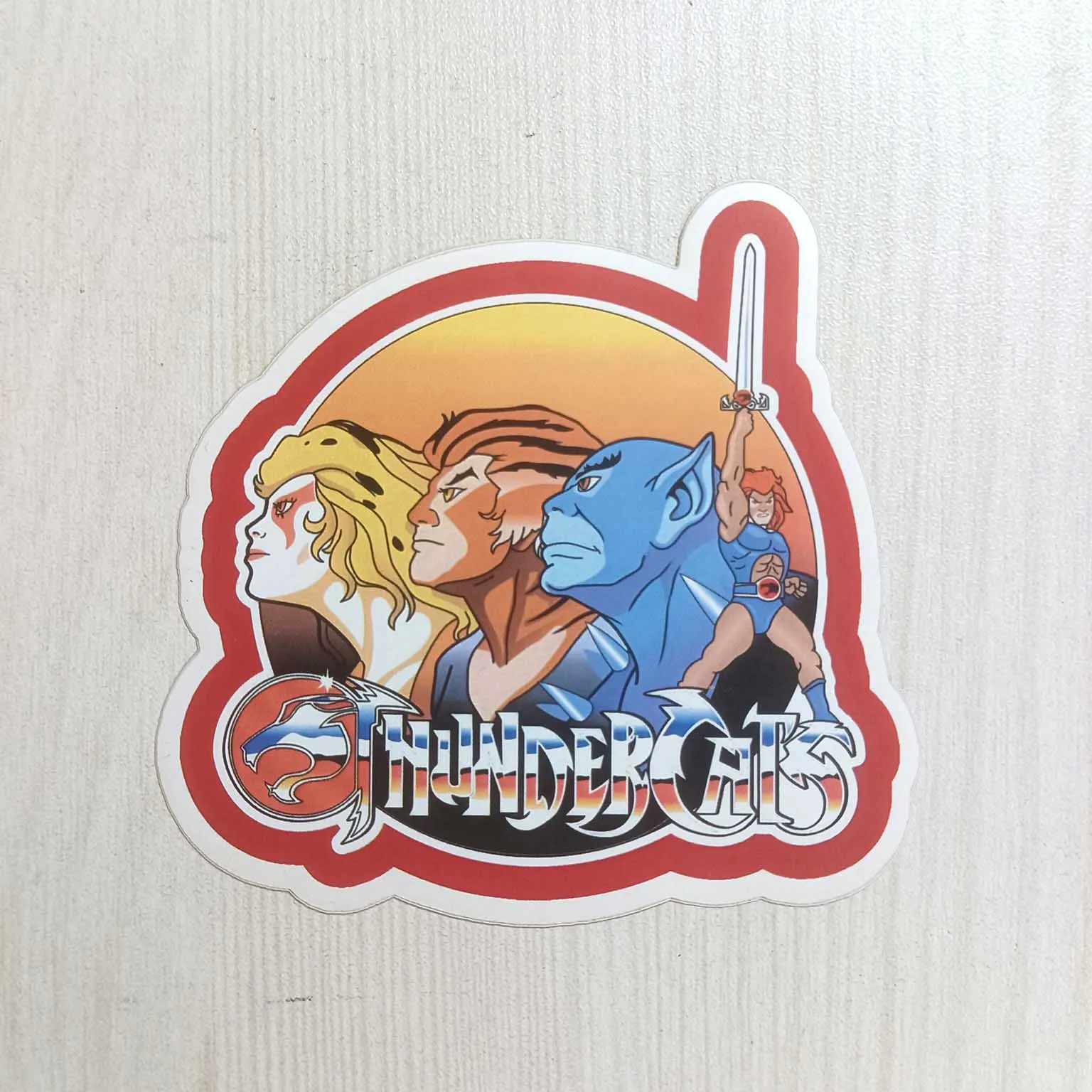 PVC Cartoon Series Cats Team Sticker