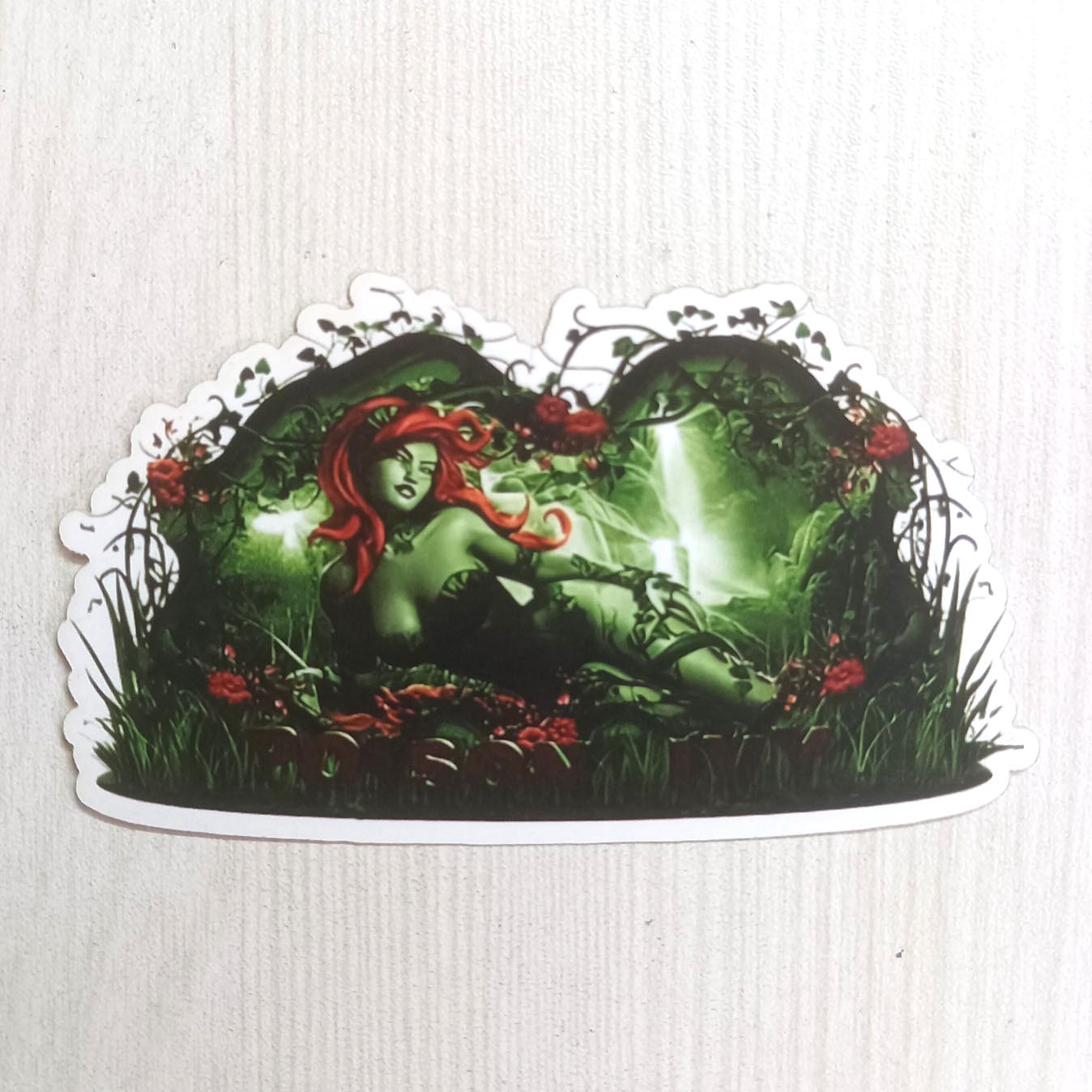 PVC Ivy Movie Character Green Girl Sticker