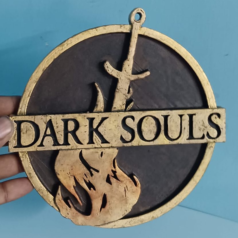 Game 3d Logo with Magnet